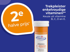  trekpleister huismerk vitamines 1000 2e halve enkelvoudige vitaminen vitamine b 