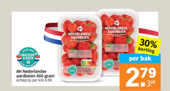  30 279 400 beter natuur boer ah.nl nederlandse aardbeien actieprijs kilo nature rijk vitamine mature bak 3.99 