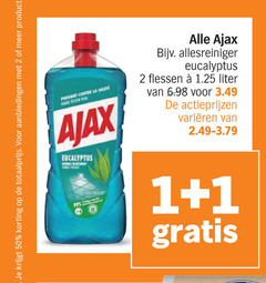  ajax allesreiniger 1 2 50 la let eucalyptus flessen liter varieeren 
