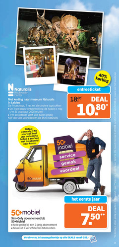  1 2 4 10 15 31 40 50 naturalis center museum leiden triceratops rex tentoonstelling oktober dagen ah.nl deal jaar bellen databundel mobiel service gemak voordeel sim only abonnement jarig databundels verzilver deals reguliere tickets maand minimaal 6gb 50gb tweede 