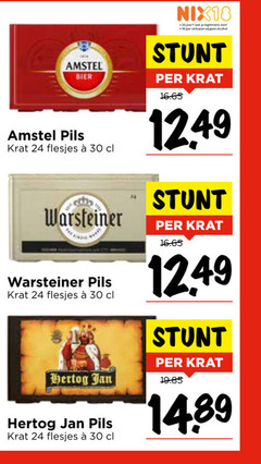 warsteiner amstel hertog jan krat bier 18 24 25 30 nix18 jaar legitimatie alcohol pils 