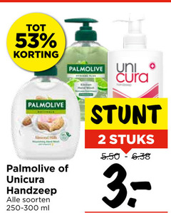  unicura palmolive handzeep 2 uni cura and soorten ml stuks 