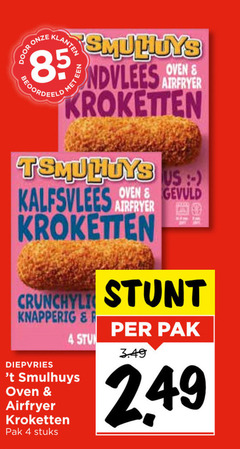  4 beoordeeld rundvlees airfryer oven kroketten gevuld us kalfsvlees knapperig diepvries pak stuks 