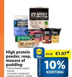  1 10 12 19 24 25 vanilla flavour naturel whey protein creatine shake crane hi high milk bar bus poeder reep mousse pudding chocolade varieeren 