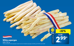  asperges 23 25 500 witte 500-750 verspil actieprijs wit 3.99 