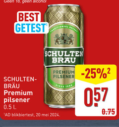  schultenbrau blikjes bier 1 18 20 alcohol best getest traditioneel recept premium pilsener 