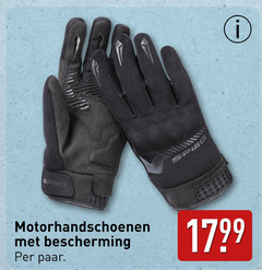  motorhandschoenen bescherming paar 