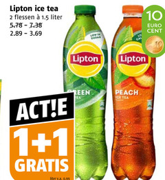  lipton ice tea 1 2 10 flessen liter v.a. sugar peach cent 