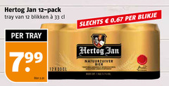  hertog jan blikjes bier 12 33 pack tray blikken liter blikje natuurzuiver 