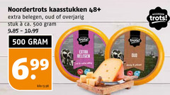  noordertrots kaas 500 kaasstukken 48 belegen oud overjarig stuk ca. kilo trots noorder 