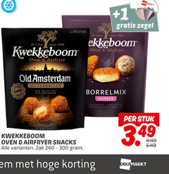  10 240 300 ca. stuks kwekkeboom oven airfryer 1 zegel old amsterdam krokant bitterballen borrelmix hapjes snacks zak stuk 