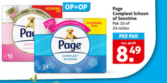  page toiletpapier 16 24 voordeel comfortabel verzorgend aloe fsc rollen pak bewezen resultaat schoon sensitive textuur 