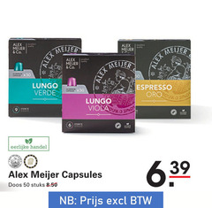  alex meijer koffiecups 50 co. excellent aluminium capsules sterkte quality lungo verde men espresso eerlijke doos stuks 