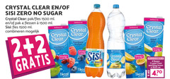  2 4 1500 crystal clear sisi zero sugar pak fles ml flessen combineren cranberry les framboos bosbes bubbles hinge rover citroen passievrucht appel pearl a100 sparkling lemon 