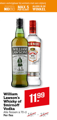  wodka whisky 5 18 20 25 winkels slijterij jaar legitimatie alcohol nix18 wit william blended scotch smirnoff vodka pak scotland times filtered flessen fles 