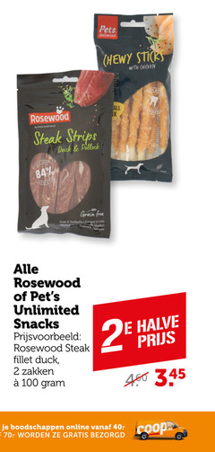  hondensnacks 2 40 100 pets unlimited sticks with chicken rosewood steak strips duck all grain free canard colin and snacks fillet zakken 2e halve online 