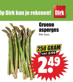  asperges 250 rekenen groene bos 24 