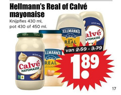  calve hellmans mayonaise 17 430 450 real ml pot 