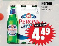  peroni speciaalbieren 6 33 italia nastro azzurro premium stile bottles 330ml qualita superior pack fles 5.99 