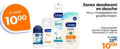  sanex deodorant douchegel 4 24 400 1000 new zero men active control sensitive keeps skin healthy douche multipakken grootformaten expert health nourishing organic agave ml 10 