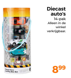  14 diecast pak power cars and play mat 