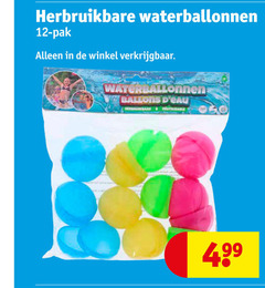  12 herbruikbare waterballonnen pak ballons 