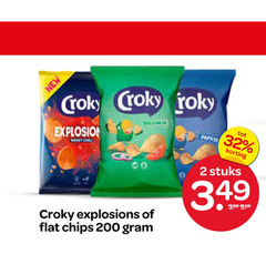  croky chips 2 32 200 new explosion sweet chili flat stuks 