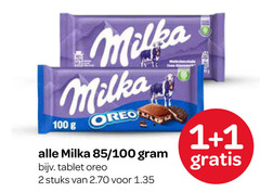  milka chocolade 1 2 100 oreo tablet stuks 