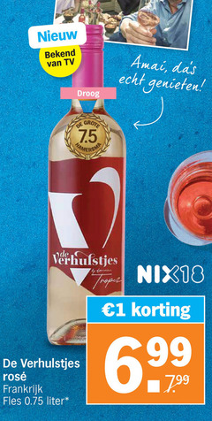  rose 1 25 droog das genieten tv rosee frankrijk fles liter top nix18 6 9 