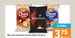  lays chips 2 50 150 oven baked naturel less sensations thai sweet chilli flavour roasted paprika nutri score stuks 
