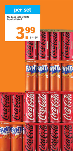  coca-cola fanta cola frisdrank 8 250 ml coca zero caffeine with 3.99 sugar your anta fant orange vruchten new range wild share original taste 