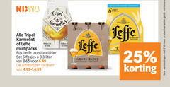  karmeliet leffe speciaalbieren krat bier blikjes 2 3 6 18 25 tripel multipacks verfijnd fris blond abdijbier liter varieeren edition saisonniere 5 anno val blonde belgisch productvarianten combineren 