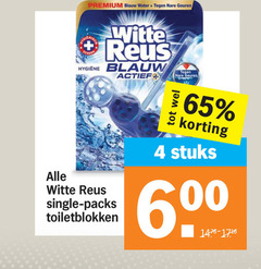  4 65 600 premium blauw water geuren schoon witte reus hygiene single toiletblokken stuks 