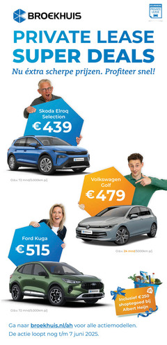  auto 7 24 250 keurmerk lease super deals skoda selection mnd ford volkswagen golf shoptegoed albert actiemodellen loopt juni 