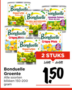  bonduelle groenteconserven 2 petits pois gebroken sperzieboontjes bonen soja crispy doperwtjes groente soorten blikken stuks 1 50 