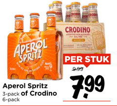  aperol crodino aperitief 3 6 spritz pack stuk 