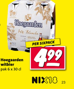  hoegaarden witbier 6 18 23 30 wit blanche pak 