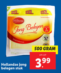  kaas 8 500 xxl milbona jong belegen gouda holland 48 ge hollandse stuk gerijpt 3.99 