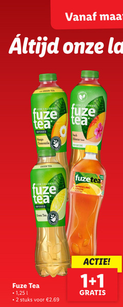  ice tea 1 2 with green calories fuze infused mango chamomile peach hibiscus taste new recipe fuzetea sparkling lemon black 25 stuks 