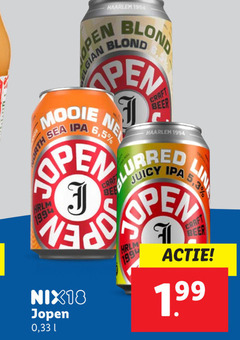  jopen speciaalbieren haarlem blond open apen sea 6 5 craft beer blurred bee juicy 3 nix18 33 l 1 99 