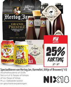  uiltje hertog jan brouwerij t ij karmeliet speciaalbieren 4 6 10 25 grand prestige kroonjuweel rijk palet kruidige vleugje karamel gel meesterbrouwer bier bird gele 8 tripel 4x rakker brouwer onverwacht 5 zacht kruidig beer 0.0 blikjes flesje blikje bieren geschenkverpakkingen nix18 