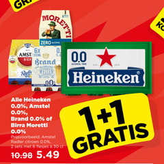  heineken 0.0 krat bier 1 2 6 30 300 1870 bottles amstel 6x 300ml zero alcohol brand alcoholvrij radler weizen citroen speciaalbier moretti free 