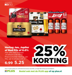  jupiler hertog jan bud blikjes bier alcoholvrij 1 6 18 25 33 50 100 jaar legitimatie zient alcohol nix18 small pack belgische pils belge natuurzuiver traditioneel it ever water granen 5.1 00 dart kans festival tickets 6x king beers 0.0 combinatie plus.nl 
