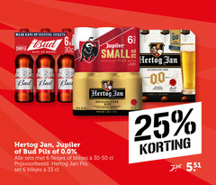  hertog jan jupiler bud alcoholvrij bier blikjes 1 6 25 33 100 kans festival tickets 6x king beers co small pack belgische pils belge 2 00 recept natuurzuiver traditioneel 5.1 8 0.0 
