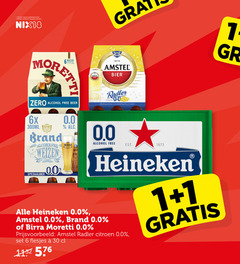  amstel heineken 0.0 brand krat bier alcoholvrij 1 6 7 18 25 30 576 1152 1870 jaar legitimatie alcohol nix18 bottles zero free beer 6x 300ml weizen speciaalbier radler citroen 00 moretti 