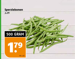  sperziebonen 500 kilo 