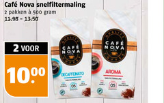  cafe nova koffie 2 500 1000 mcafee snelfiltermaling pakken aroma 
