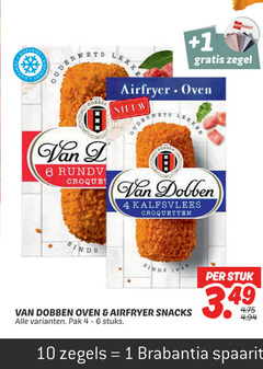  1 4 6 10 vries diepvries tam dobber croque lekke zegel airfryer oven le b dobben kalfsvlees croquetten stuk snacks pak stuks zegels brabantia 