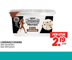  lindahl kvarg kwark 500 proving lindahls bak nestle protein stracciatella stuk 