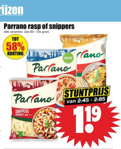  parrano geraspte kaas 80 rasp snippers zak parlano canon originale 